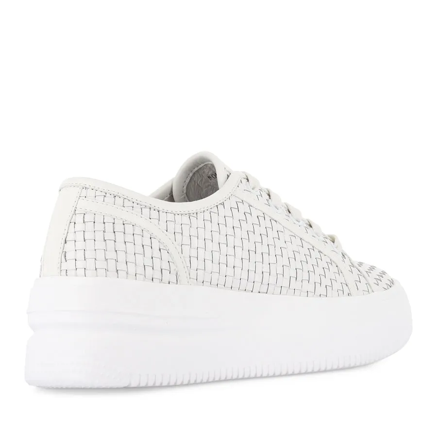 NORWICH - WHITE LEATHER Urban Movement espadrilles