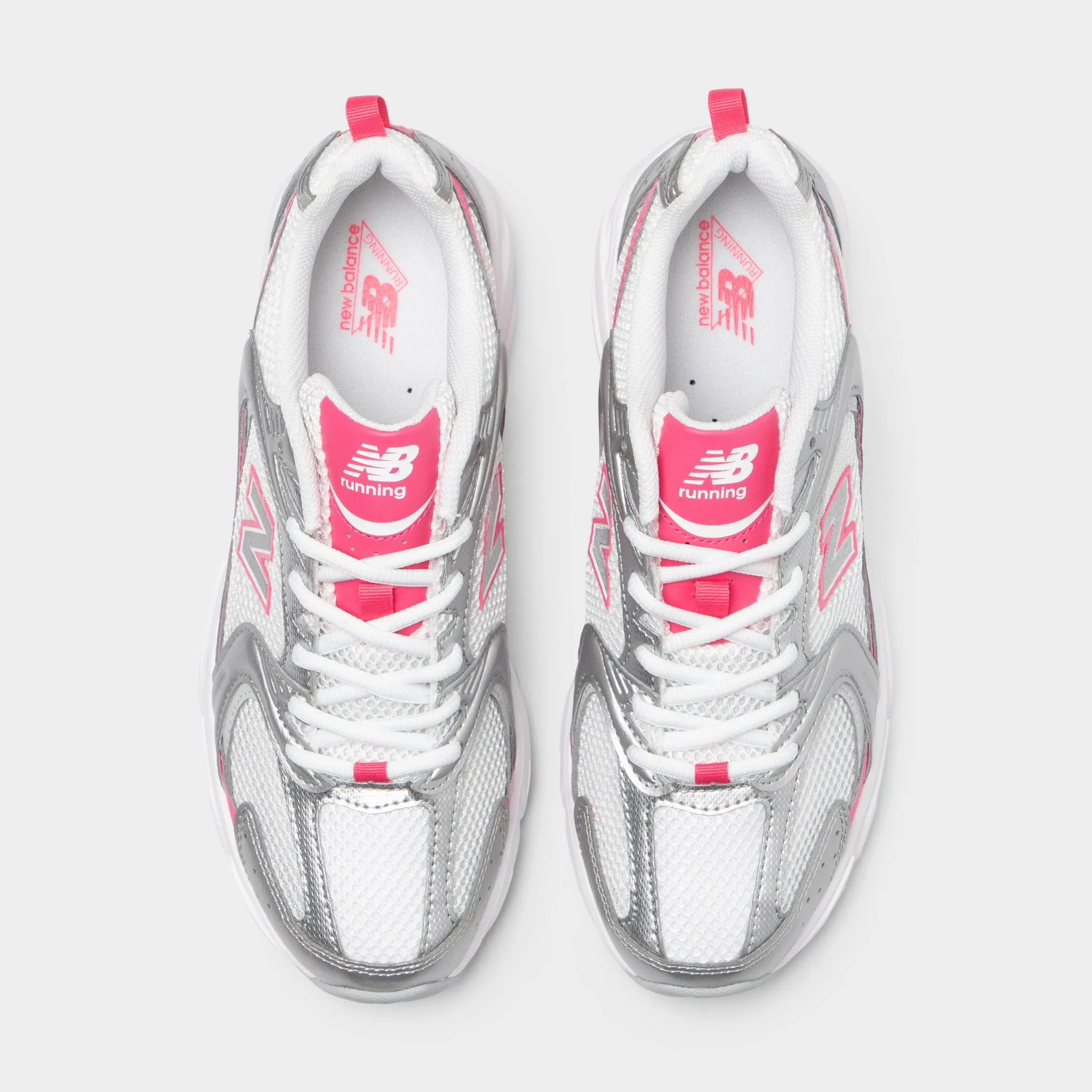 neutral support Moisture Wicking Liner New Balance 530 Silver Metallic / Dragon Berry