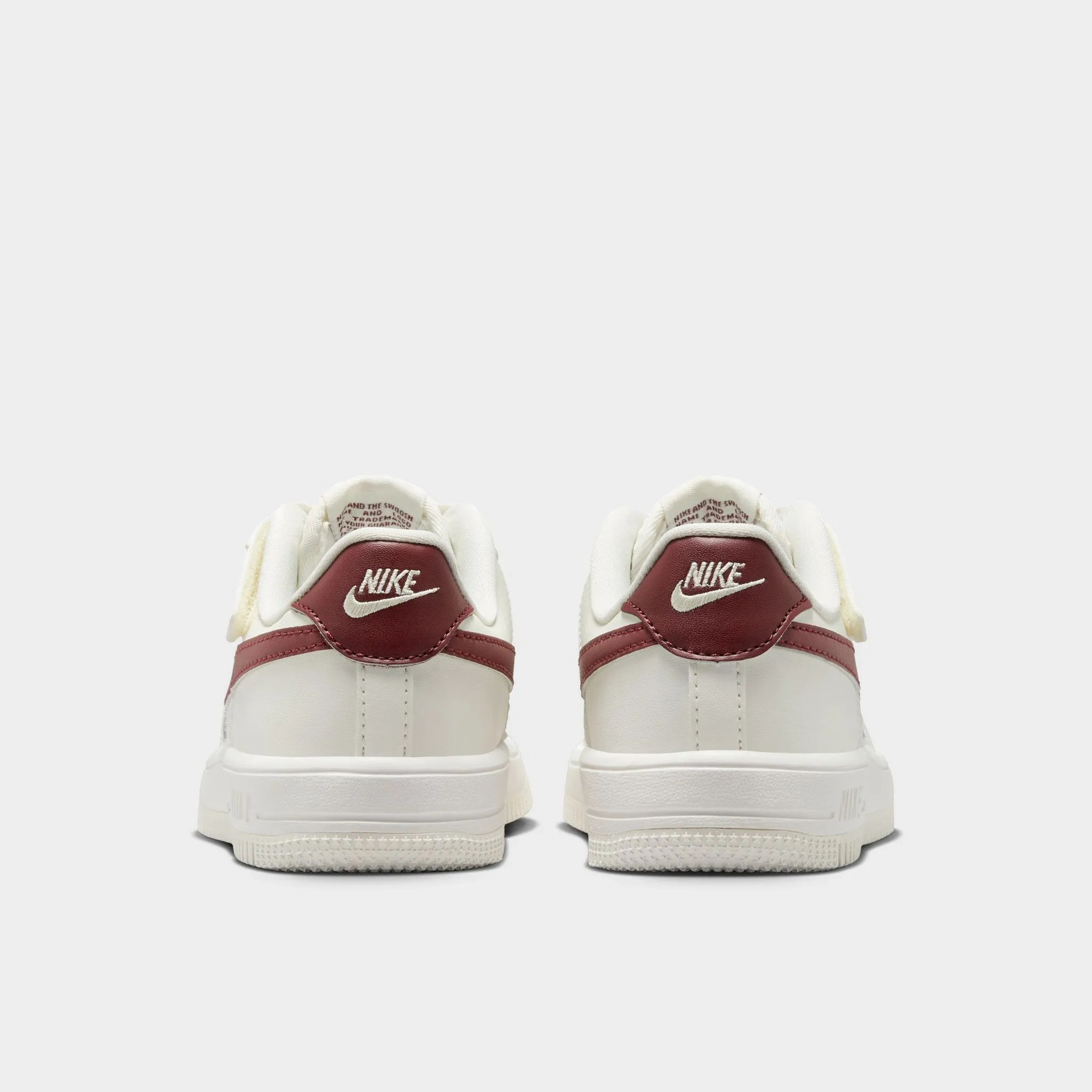 Nike Air Force 1 Low EasyOn PS Sail / Dark Team Red High Cut High rebound
