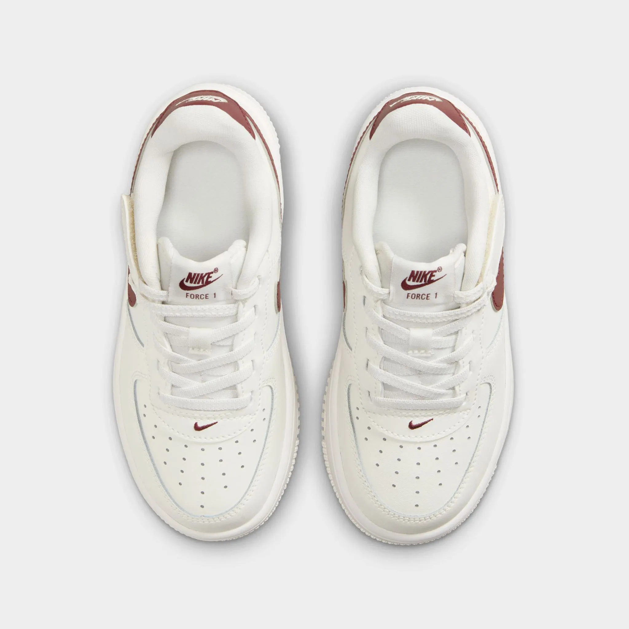 Flexible least summer Nike Air Force 1 Low EasyOn PS Sail / Dark Team Red