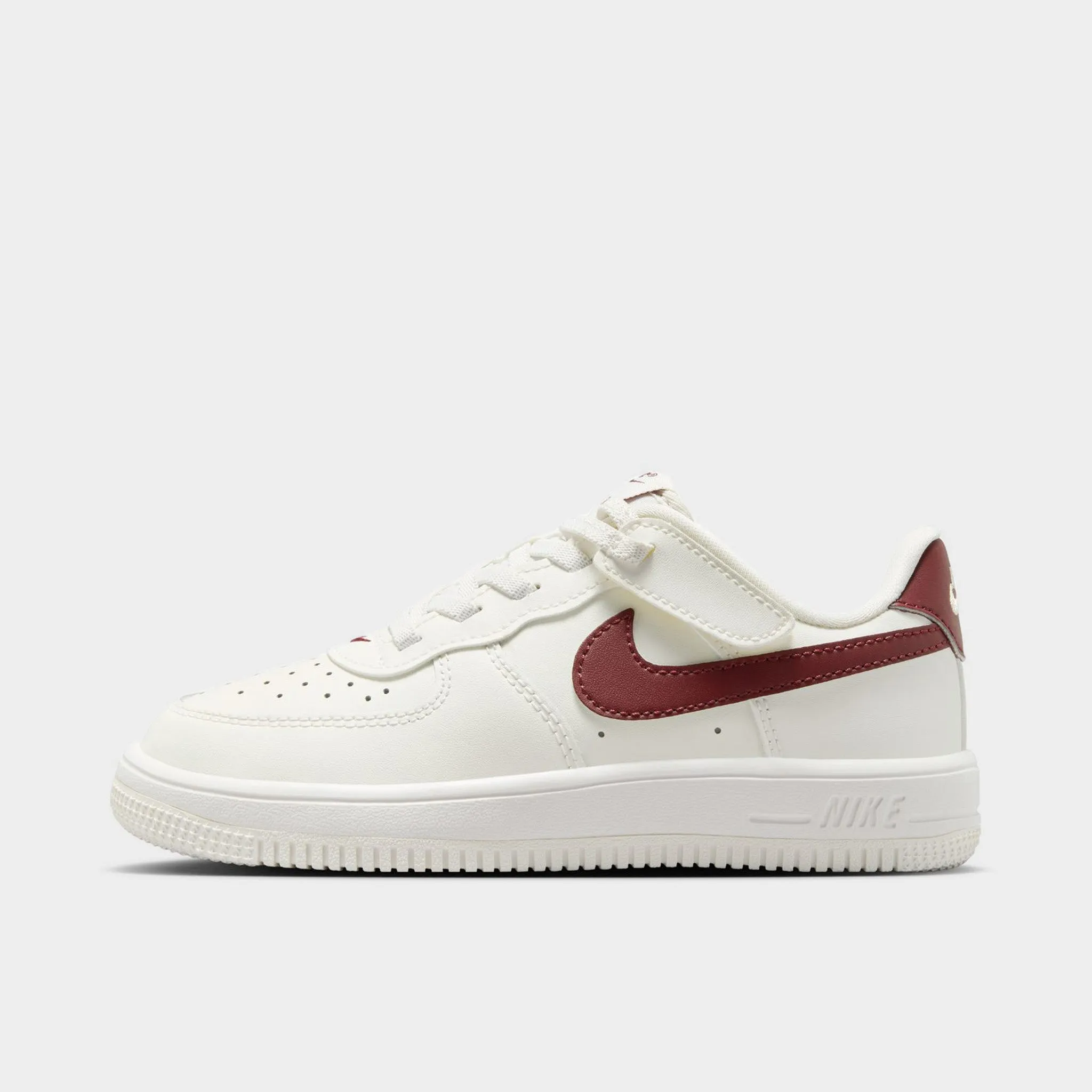 Wedge Sole Nike Air Force 1 Low EasyOn PS Sail / Dark Team Red
