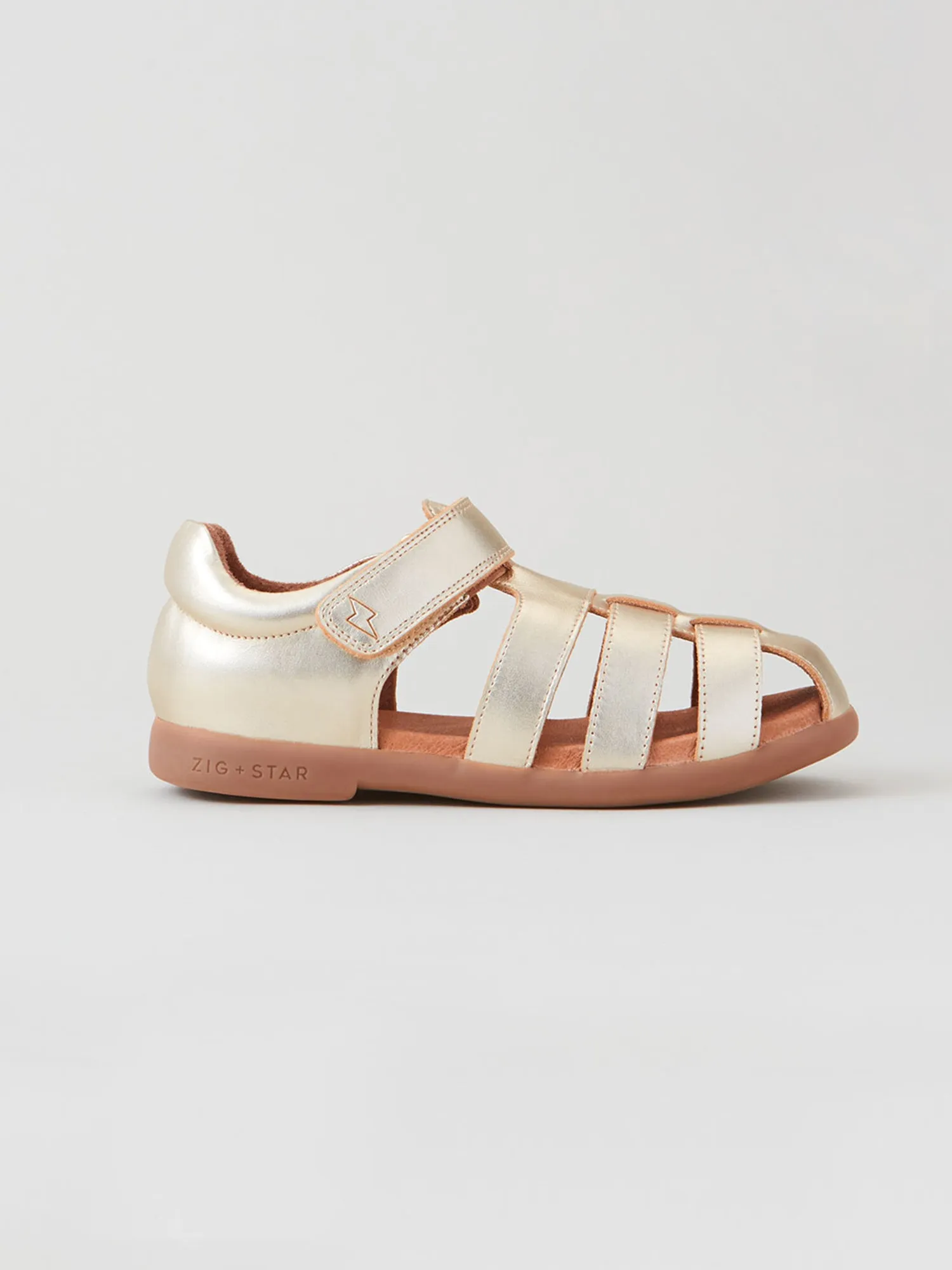 Cosmic Junior Closed-Toe Sandal Gold Dust Park Friendly Dressy Style