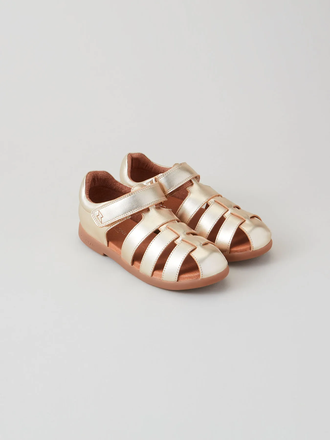 All-Purpose Footwear Secure fit Cosmic Junior Closed-Toe Sandal Gold Dust