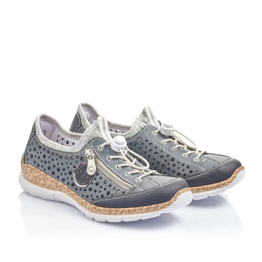 RIEKER - NIKITA N42P614 - NAVY BLUE Stride Easy