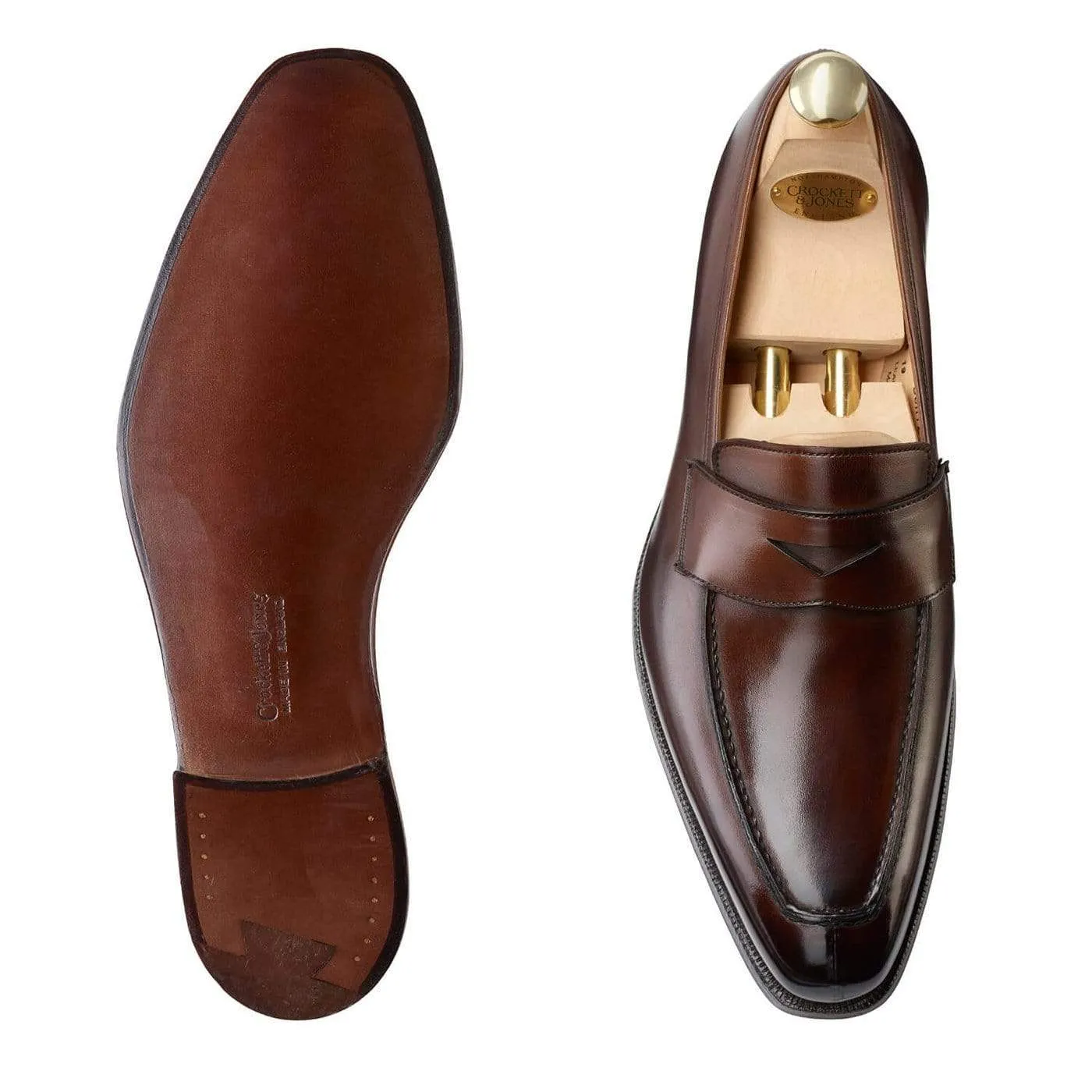 Shape True Long Move Bury 2 Dark Brown Antique Calf
