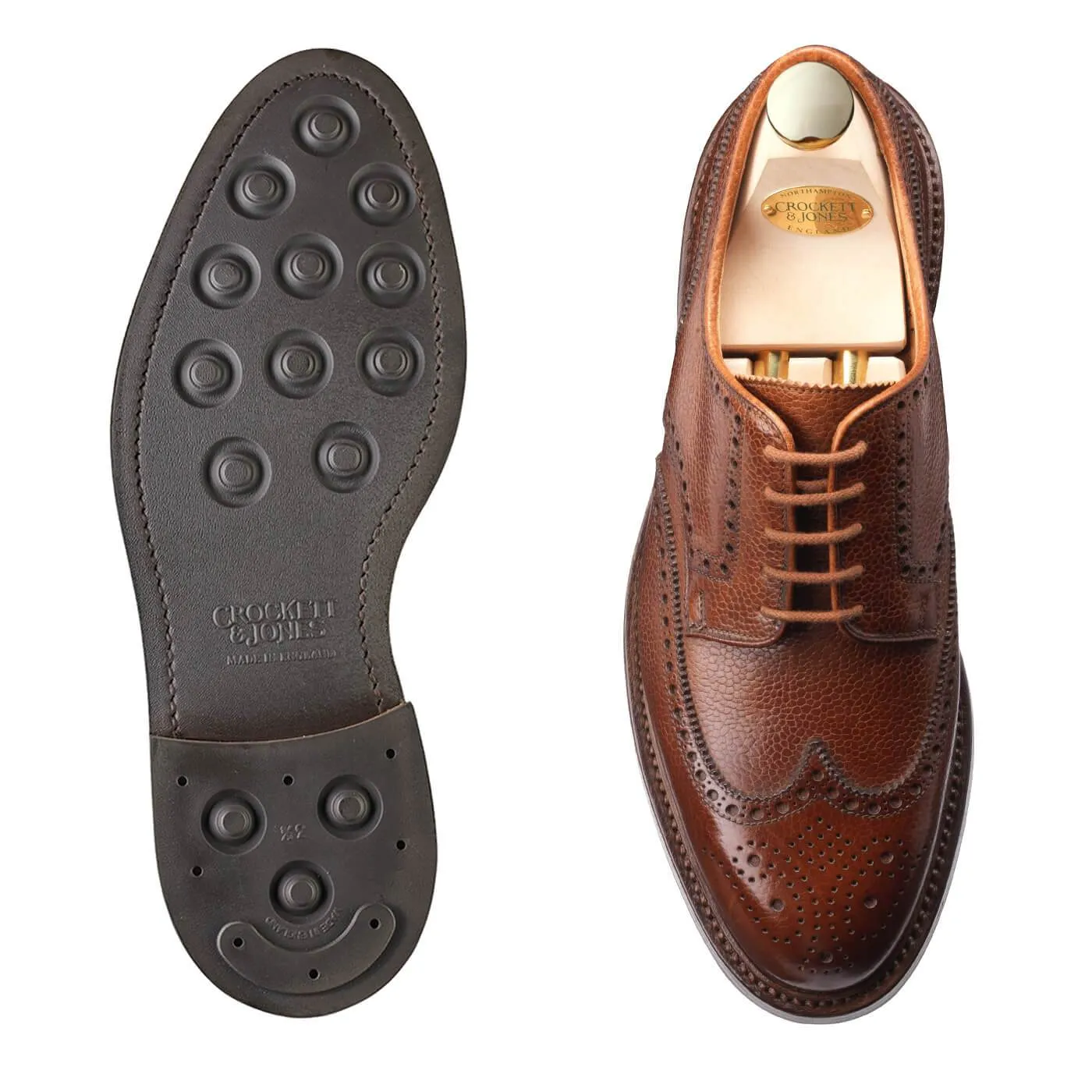 Pembroke Tan Scotch Grain Trendy Style