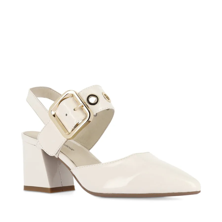 MAGALY - IVORY PATENT LEATHER Run Step
