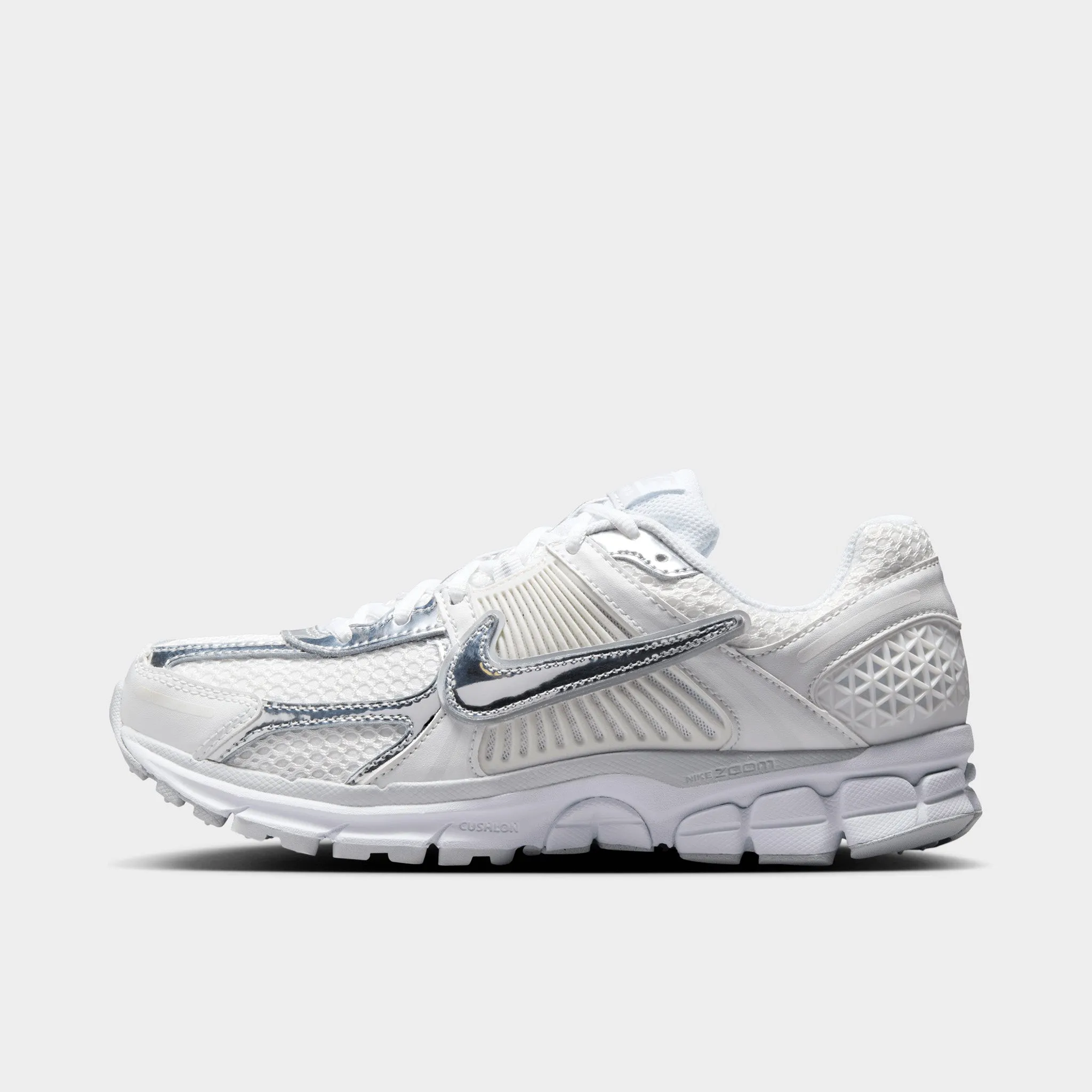 Nike Women's Zoom Vomero 5 White / Metallic Silver - Summit White Slip On Style