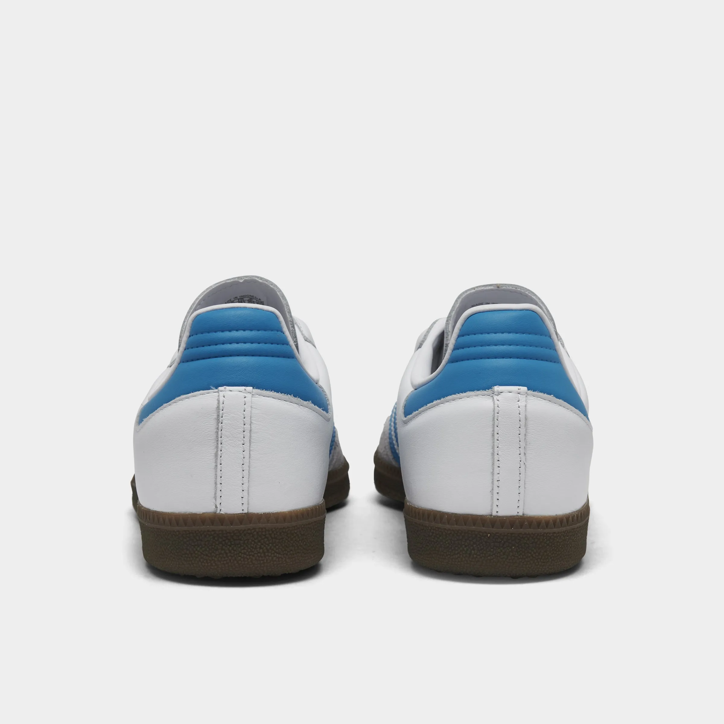 adidas Samba OG White / Blue - Gum Sockliner Contouring