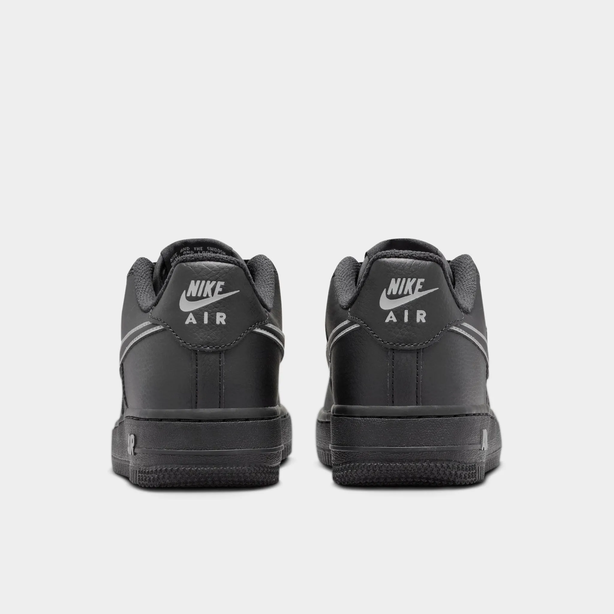 Nike Air Force 1 GS Black / Light Smoke Grey Ergonomic Design True