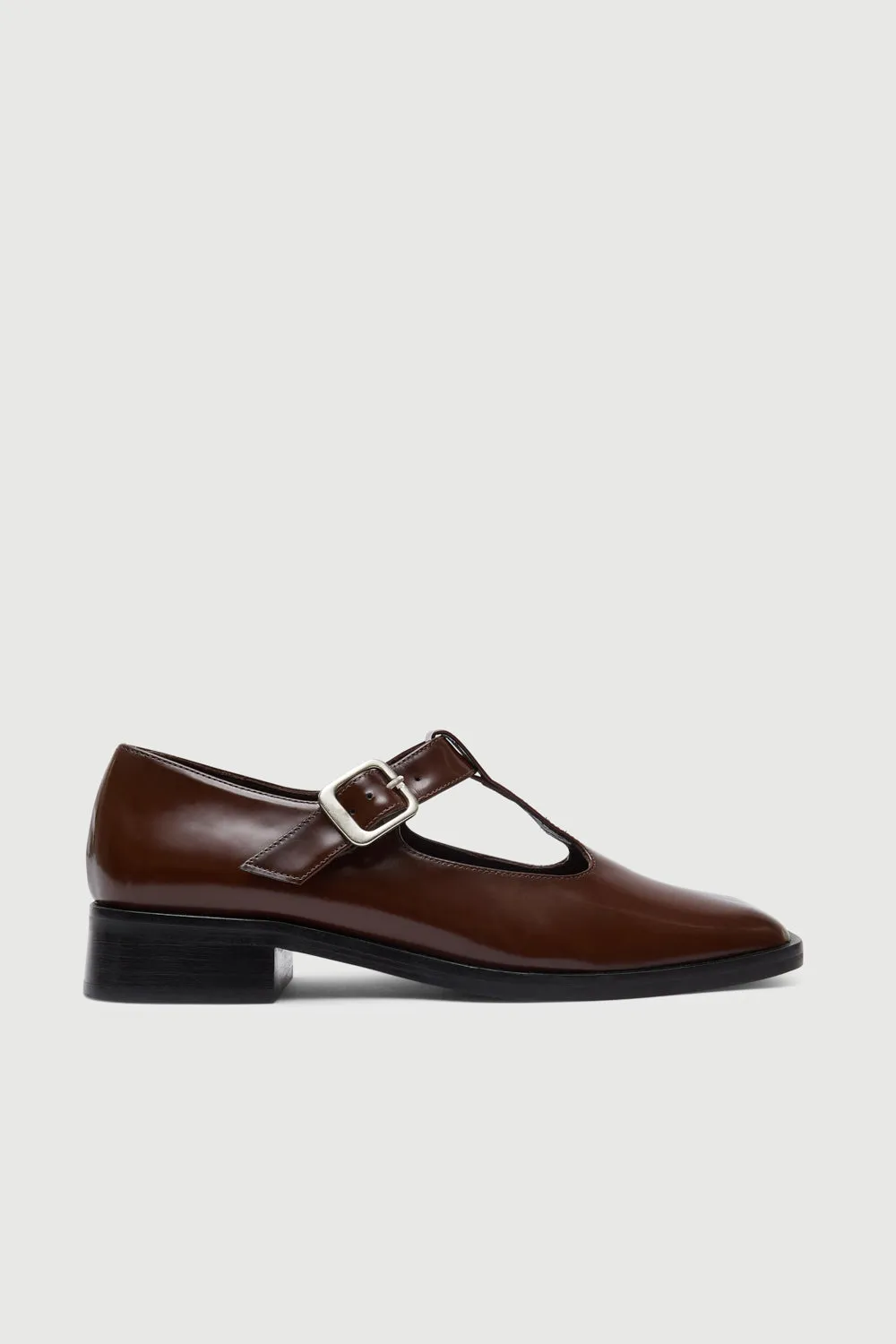 Brunch Out portable Lucy T-Bar in Caramel Leather