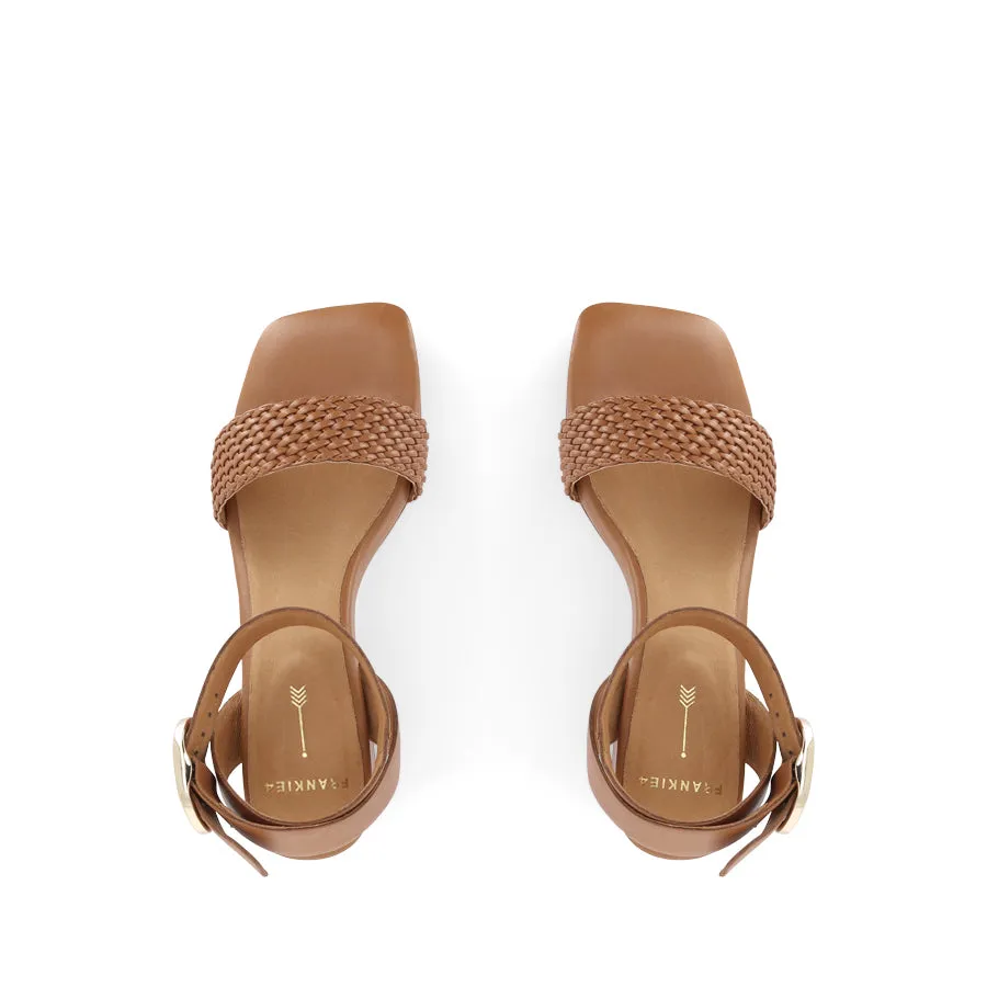 EADIE - TAN LEATHER Effortless Fashion Slip Resistant