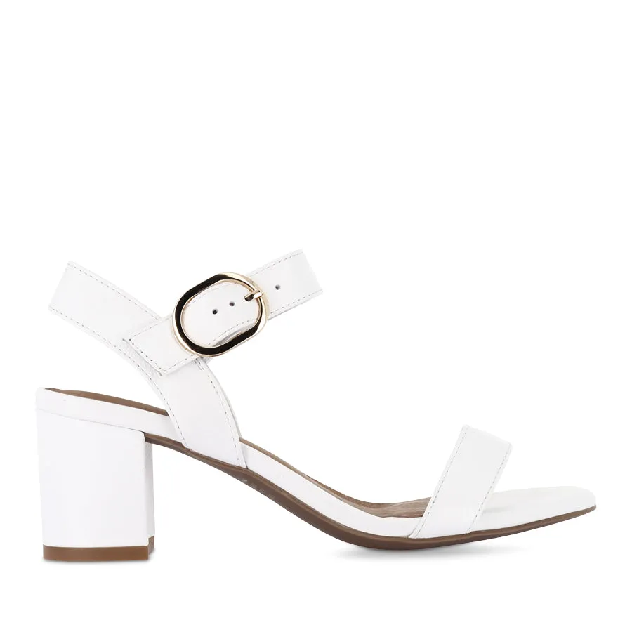 GEONN - WHITE LEATHER Relaxing Footwear Style View Spot