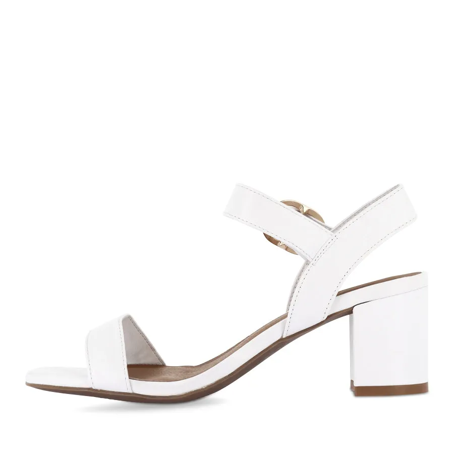 Travel Shoes GEONN - WHITE LEATHER