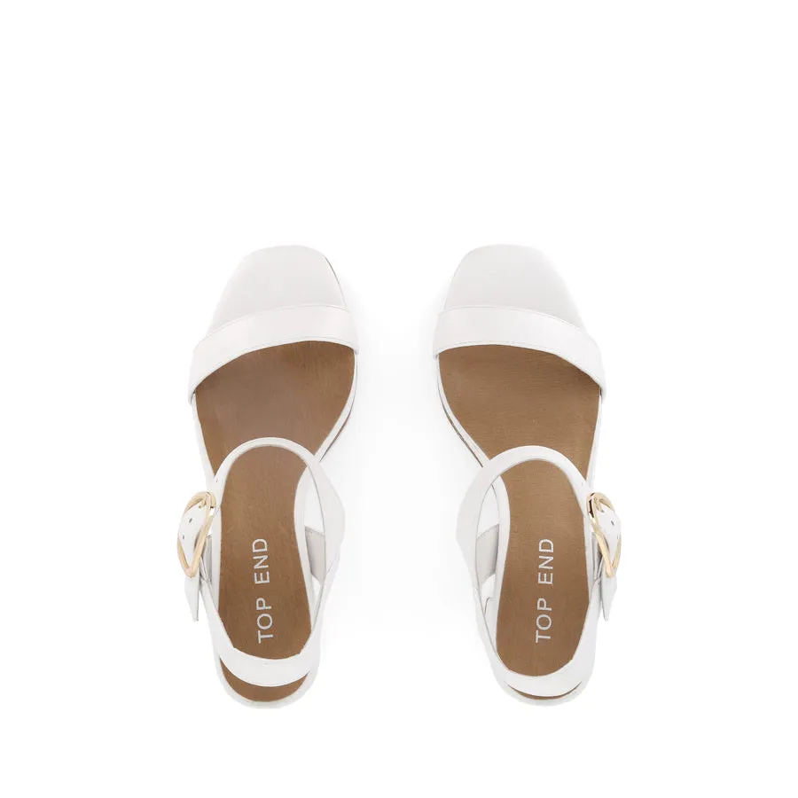 GEONN - WHITE LEATHER Flexible Style