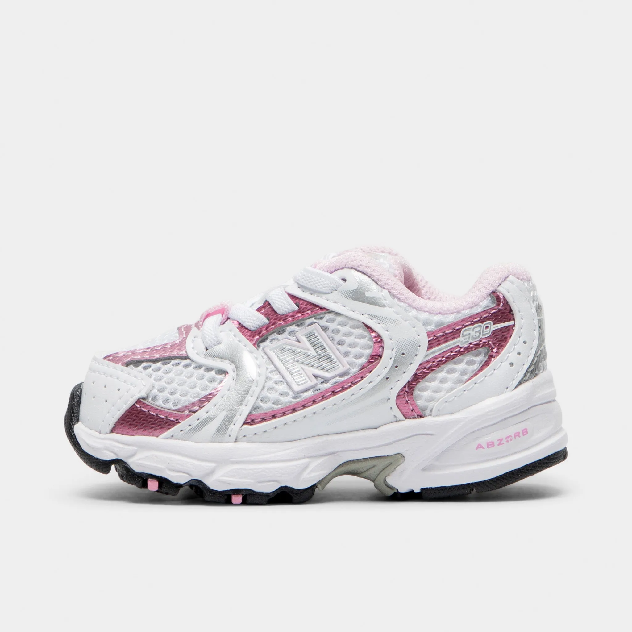 New Balance Infants' 530 White / Pink Sugar Air Circulation System