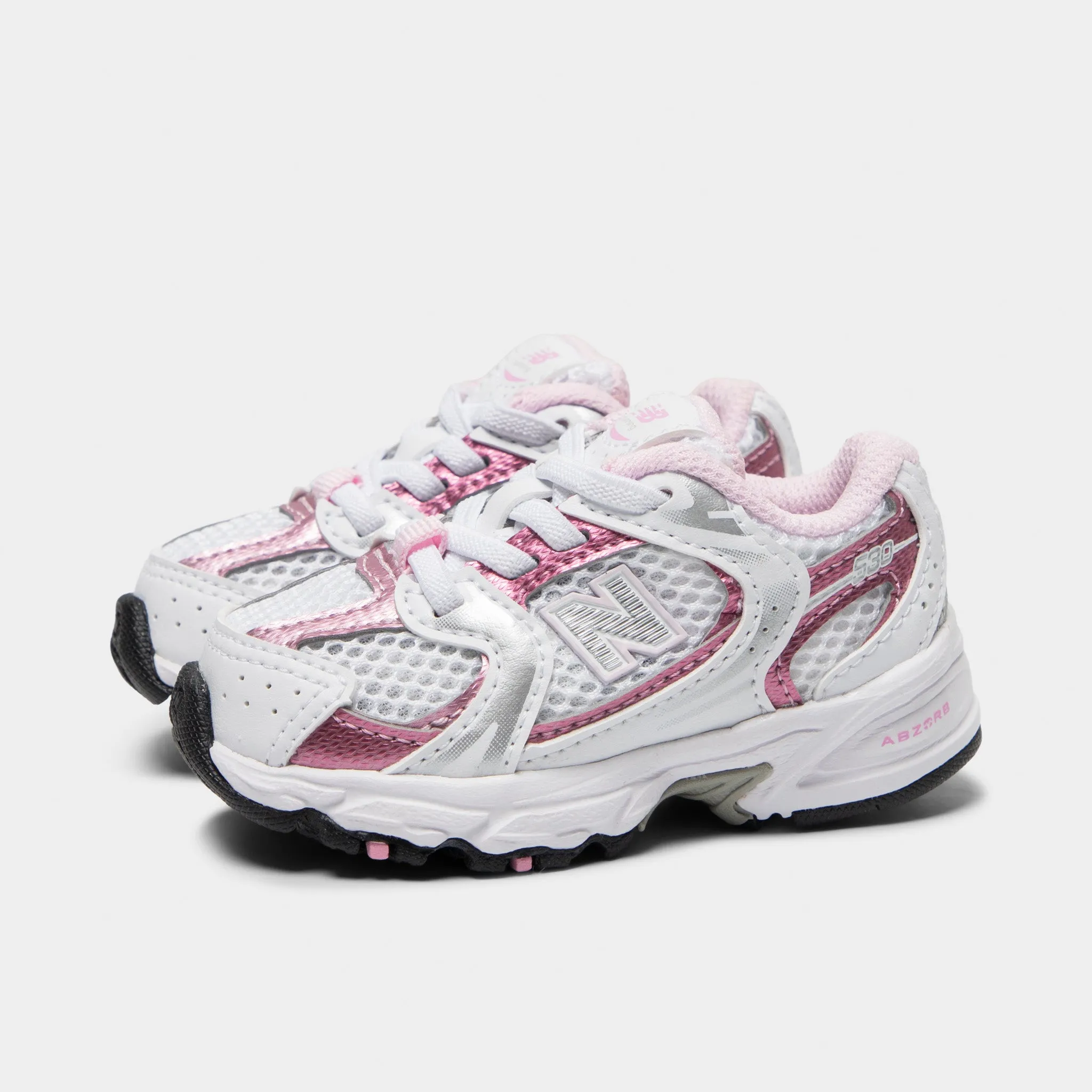 Neutral Look New Balance Infants' 530 White / Pink Sugar