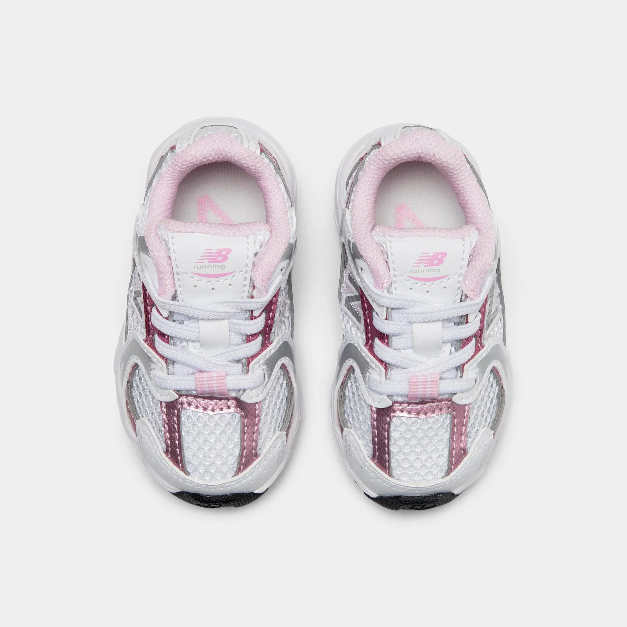 New Balance Infants' 530 White / Pink Sugar Stand Long Feel Fresh