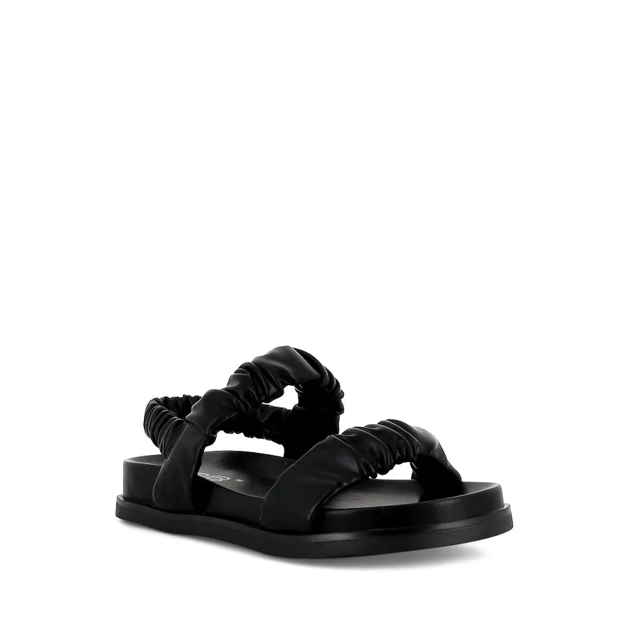 Adjustable Sole ARIEL - BLACK LEATHER