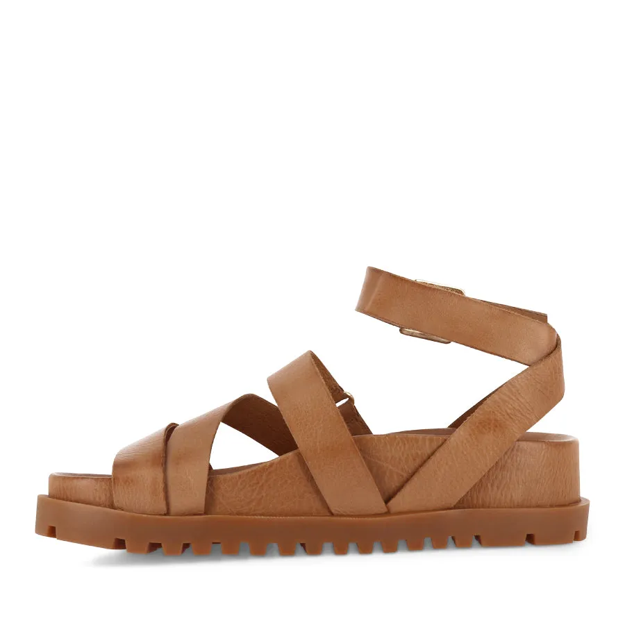 Cushioned ULMARS - TAN LEATHER