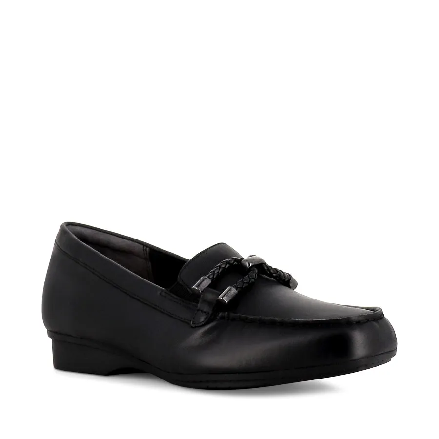 FLOSSYS XF - BLACK LEATHER Zipper Closure Practical Design