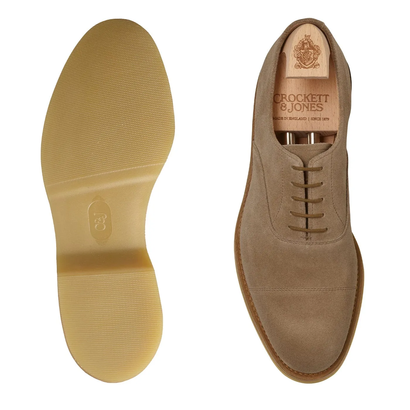 Tresco Khaki Suede Deep Burgundy Oxfords All-Day Wear