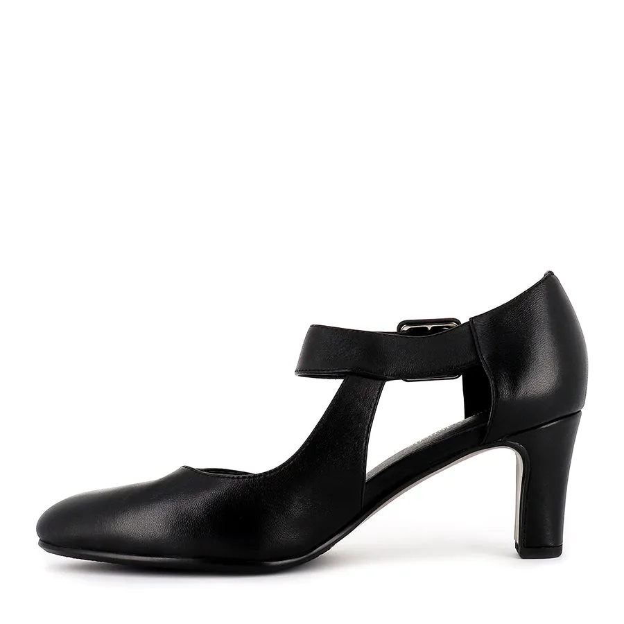 Joy Path Slip Resistant Sole TRINITIES - BLACK LEATHER
