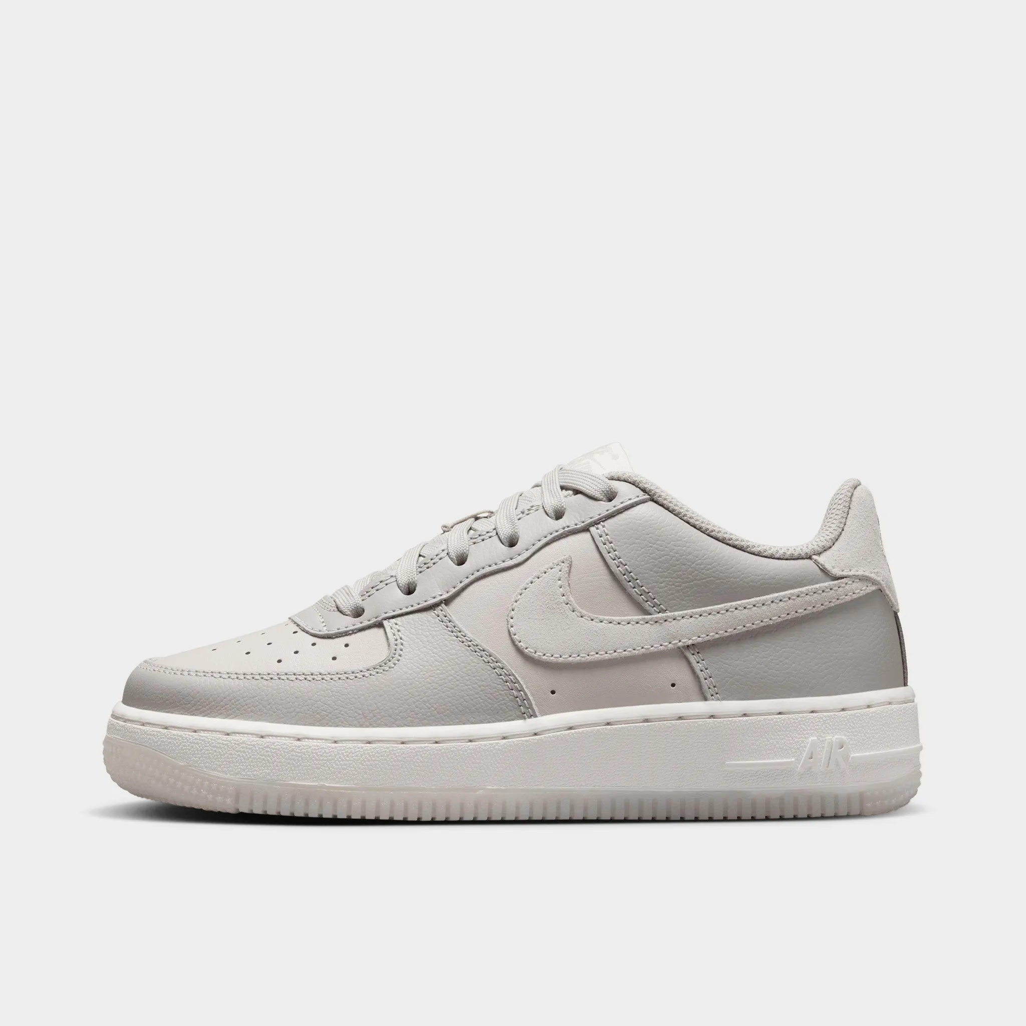 Nike Air Force 1 LV8 GS Light Bone / Summit White - Light Iron Ore Adaptive piece