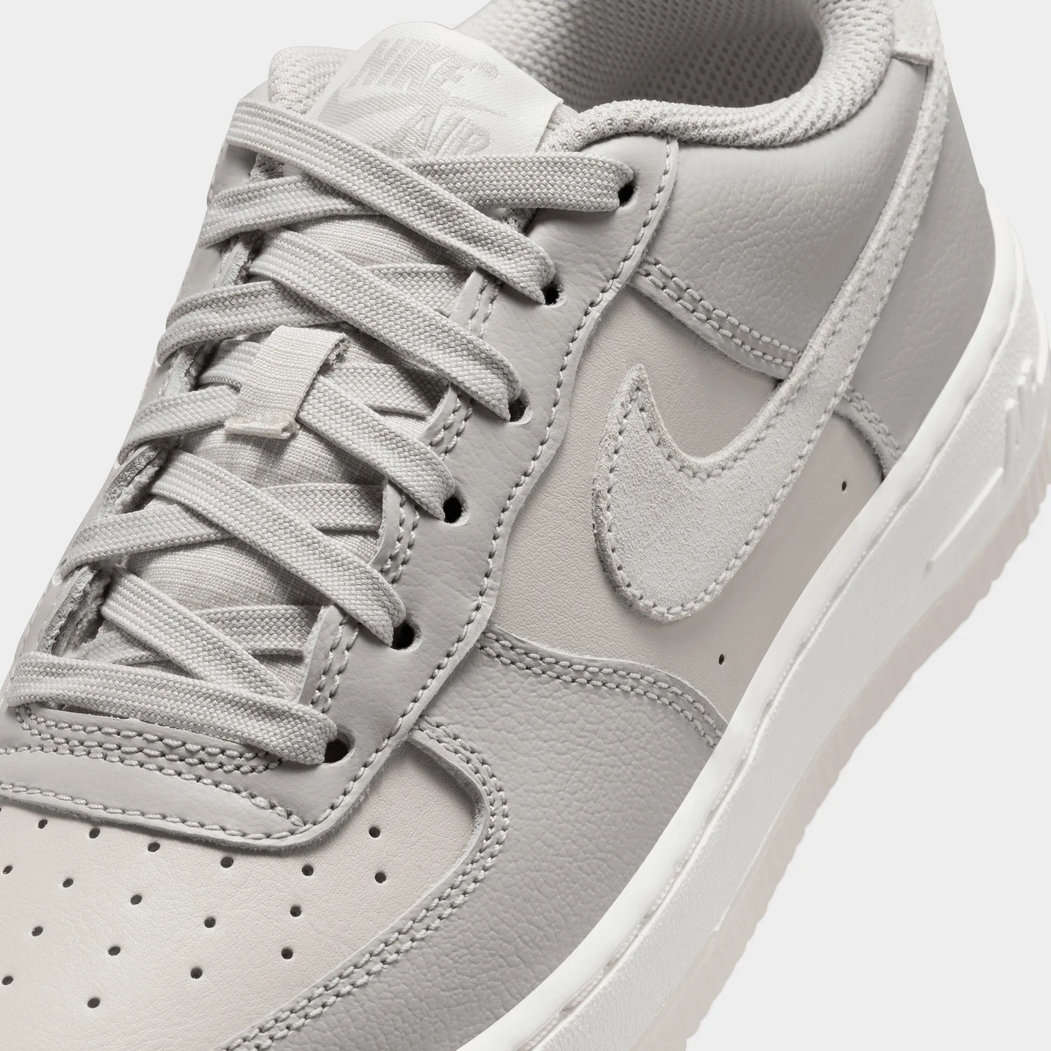 Multi Density Foam High Traction Outsole Nike Air Force 1 LV8 GS Light Bone / Summit White - Light Iron Ore