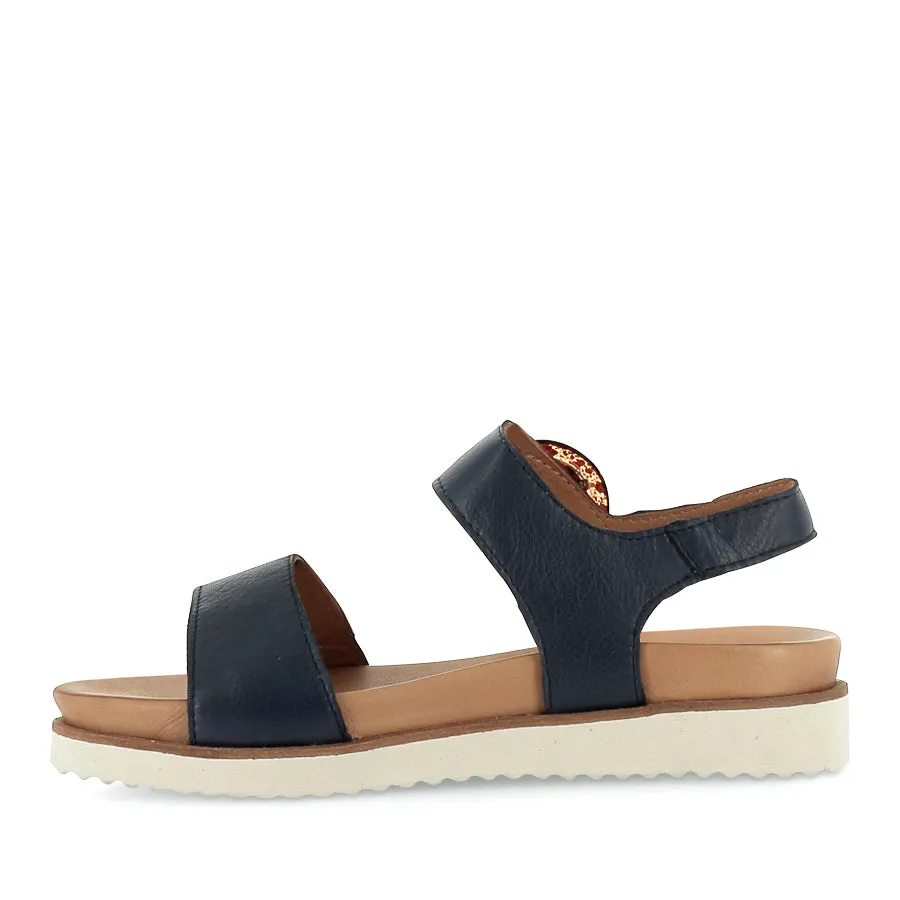 Free Movement TROVE - NAVY/BEIGE LEATHER