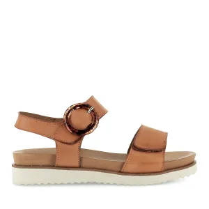 Contoured Footbed TROVE - TAN/BEIGE LEATHER
