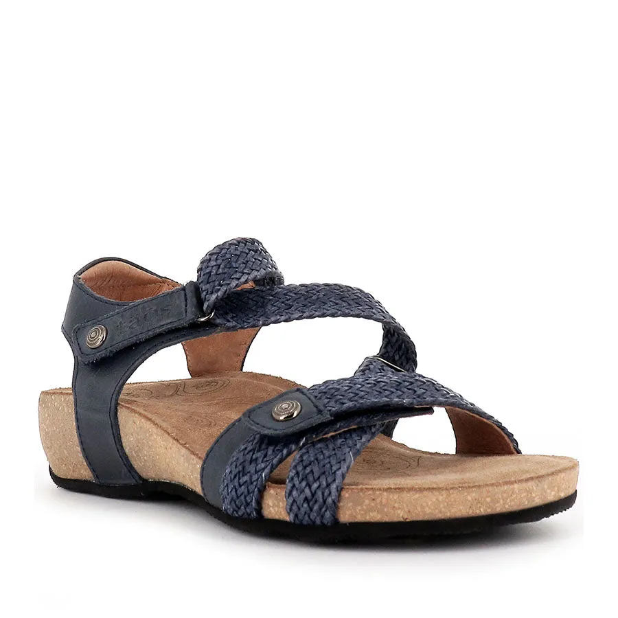Daily Wear Shoes TRULIE - NAVY LEATHER