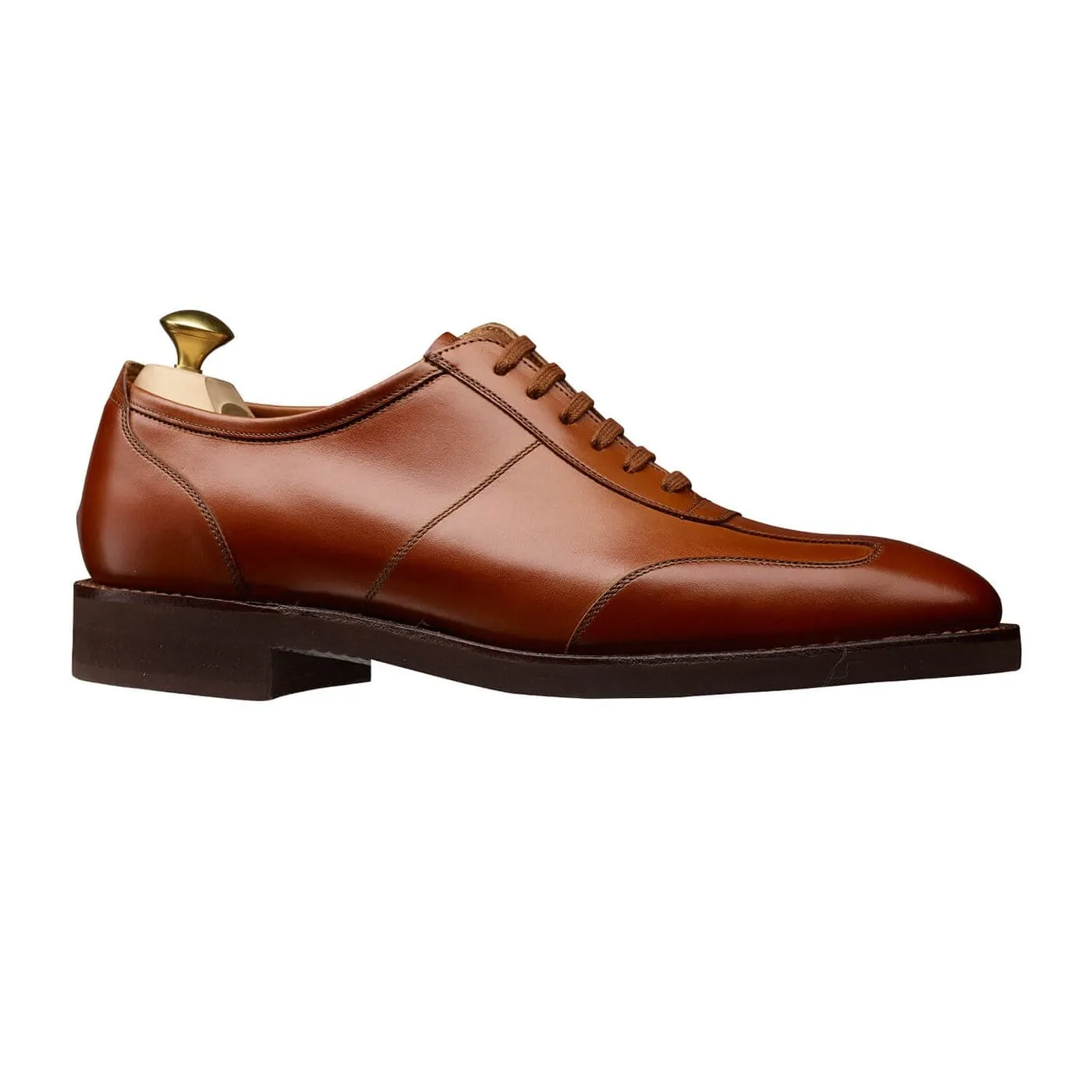 Truro Mahogany Burnished Calf Padded collar