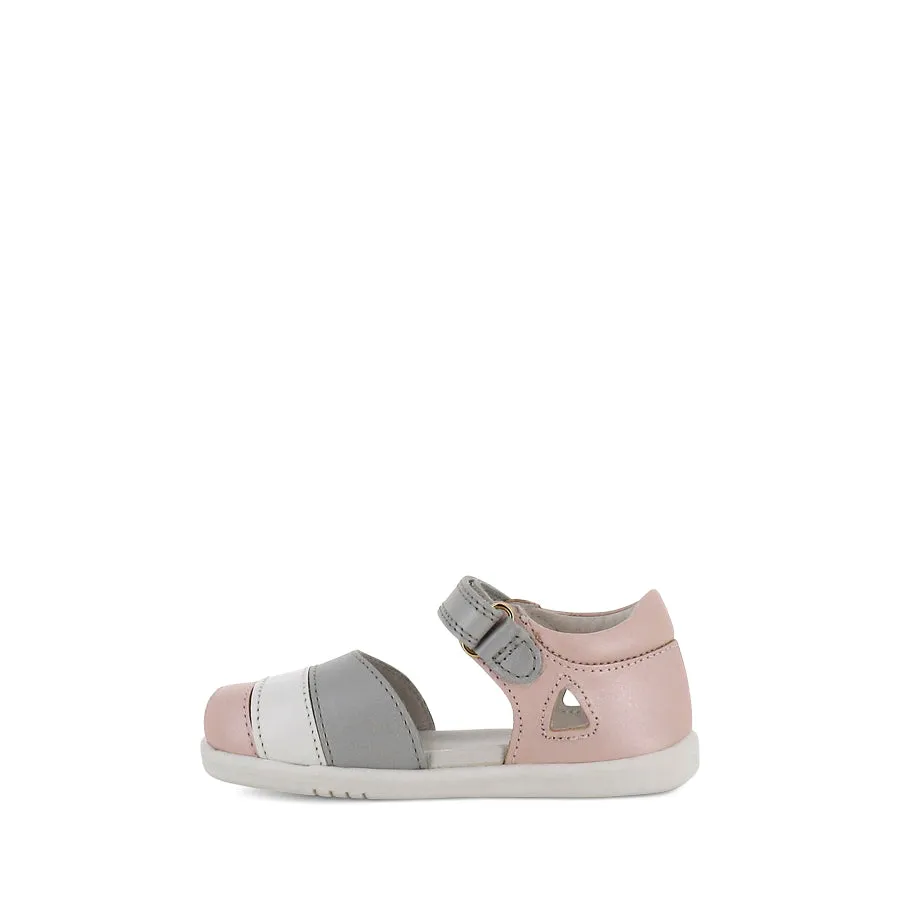 TWIST I WALK - SEASHELL SHIMMER SILVER LEATHER Comfort Fit Padded collar