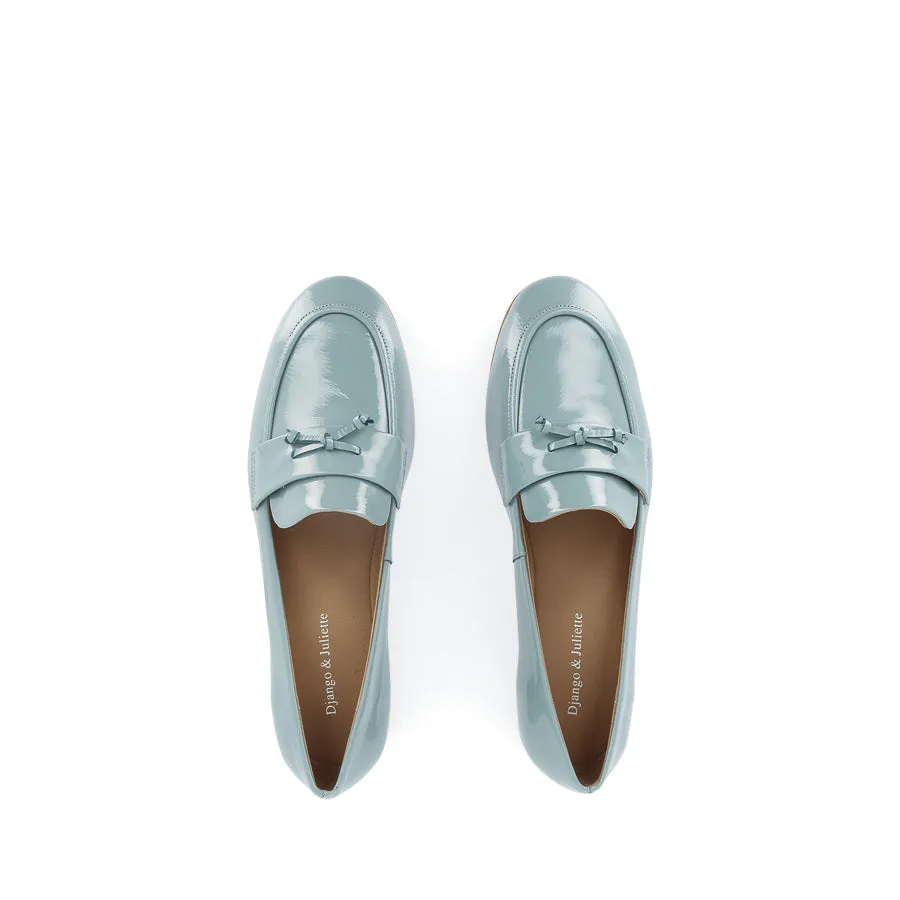 ULEENA - DENIM PATENT LEATHER Casual Slip-on Design Cushioned heel