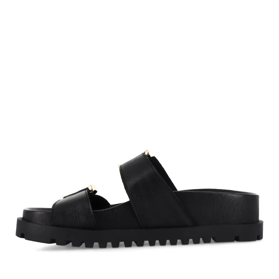 ULLANA - BLACK BLACK LEATHER Soft Detail