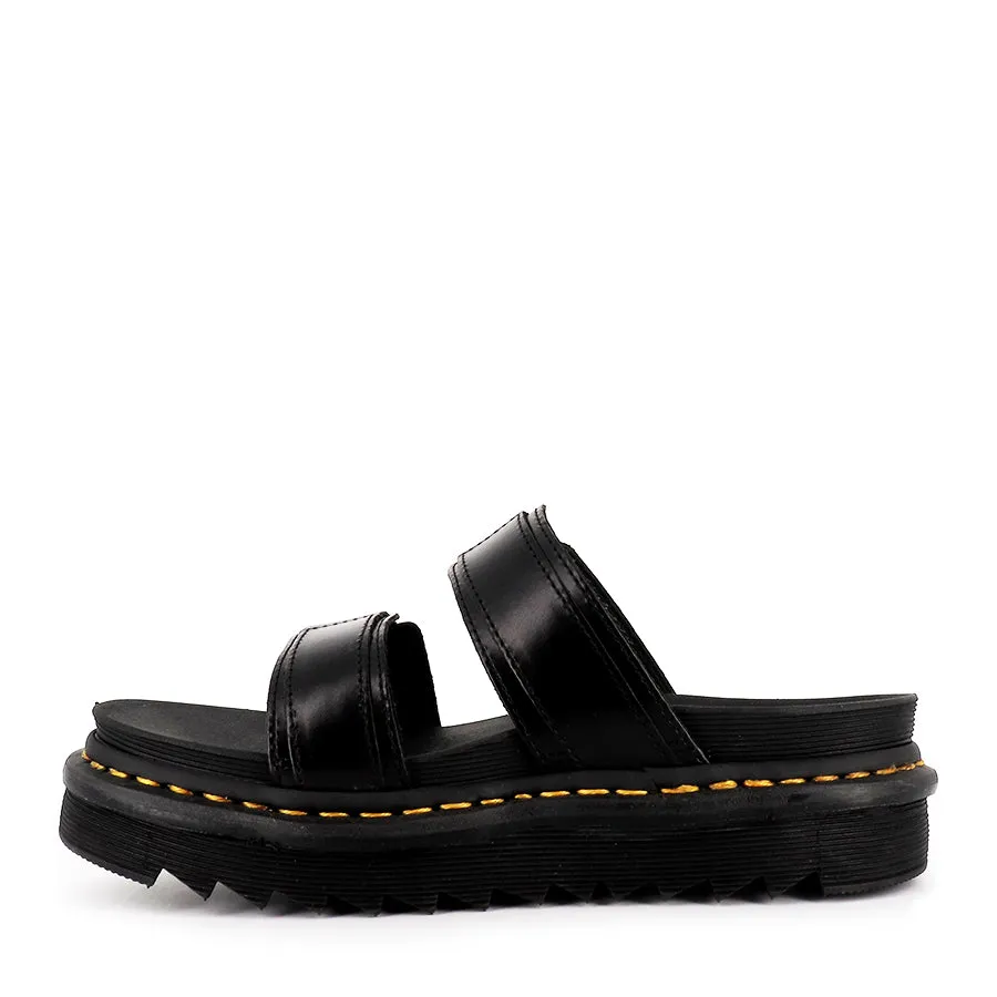 MYLES SLIDE SANDAL - BLACK BRANDO Green Fresh Comfy Shoes