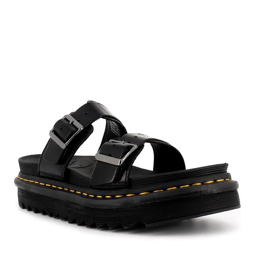 MYLES SLIDE SANDAL - BLACK BRANDO Walking Sandals Daily Ease
