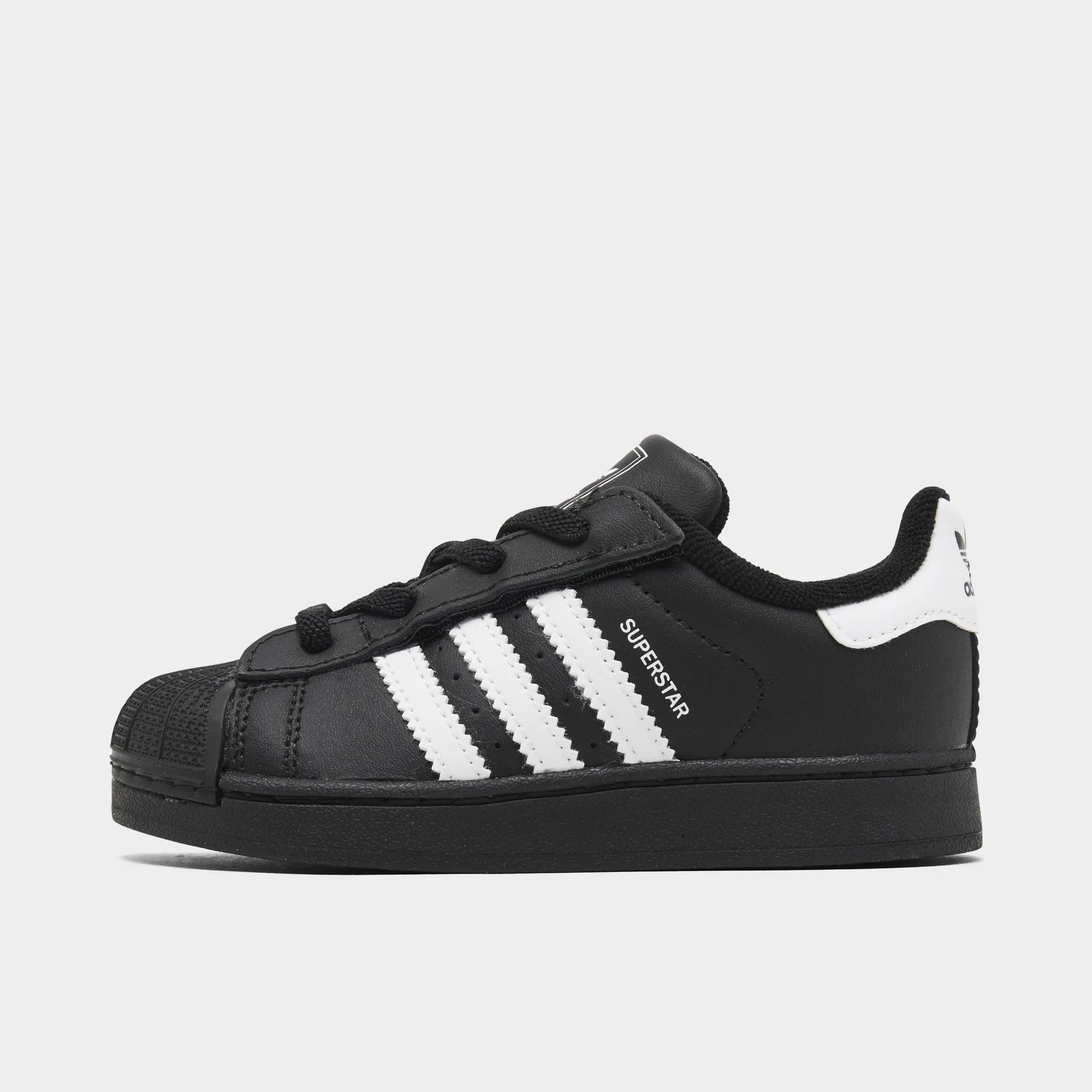 adidas Infants' Superstar II Black / White Compression Molded TPU Modern Fit