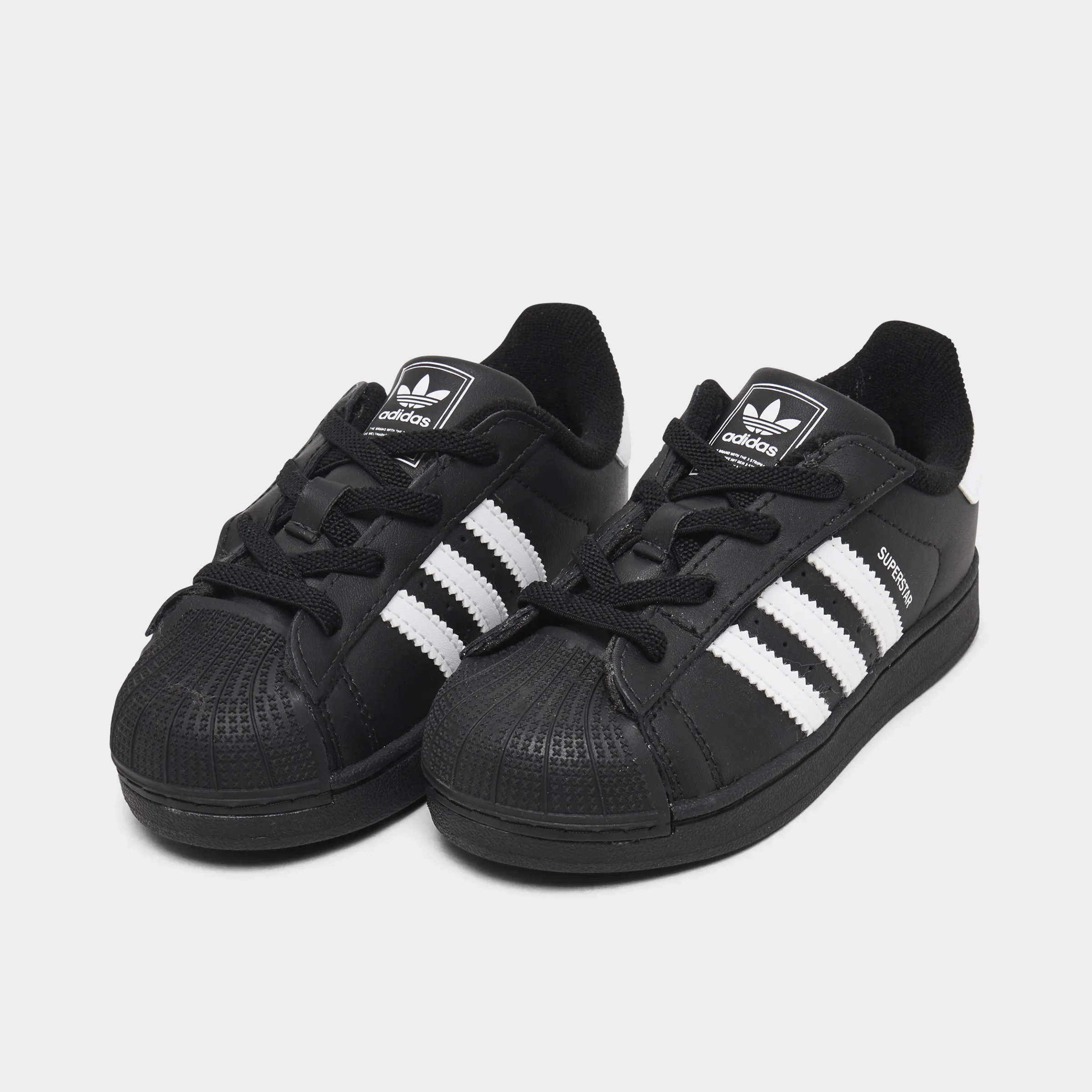 adidas Infants' Superstar II Black / White Responsive Forefoot Cage Classic Look