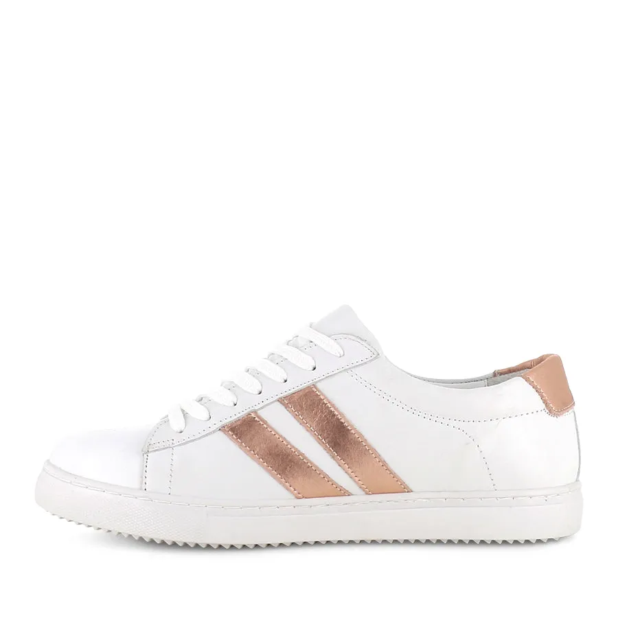 ULTIMATE - WHITE/GOLD LEATHER Fitness Trail