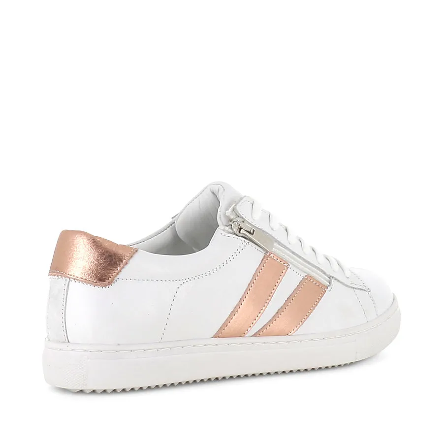 ULTIMATE - WHITE/GOLD LEATHER Ergonomic Fit
