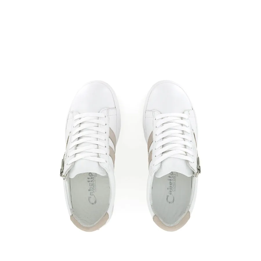 Durable Synthetic ULTIMATE - WHITE/TAUPE LEATHER
