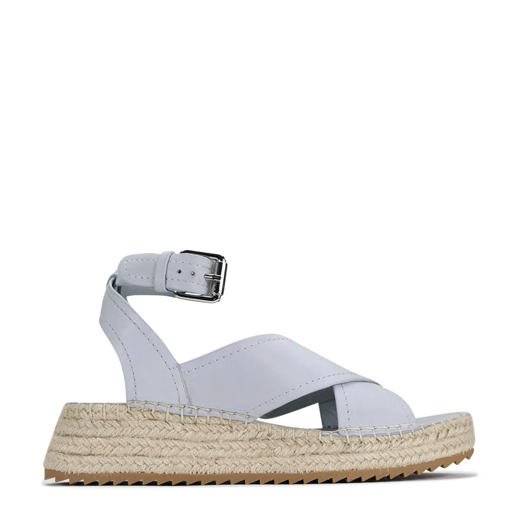 Celebrate Glow Fashionable Flats Larax Leather Espadrilles Dusk