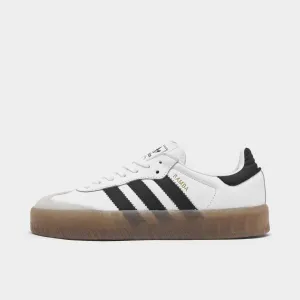 Synthetic Upper Smart Design adidas Women's Sambae Footwear White / Core Black - Gold