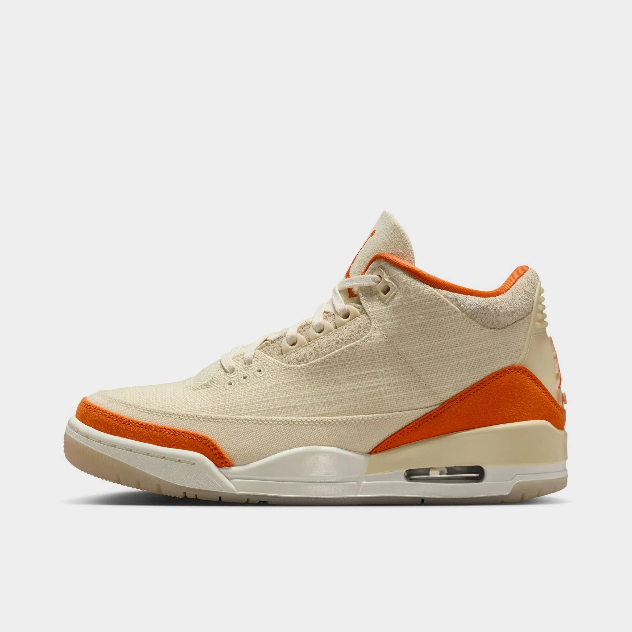Jordan Women's 3 Retro Orange Trance / Sail - Starfish Airflow Ventilation Channels High Rebound Foam