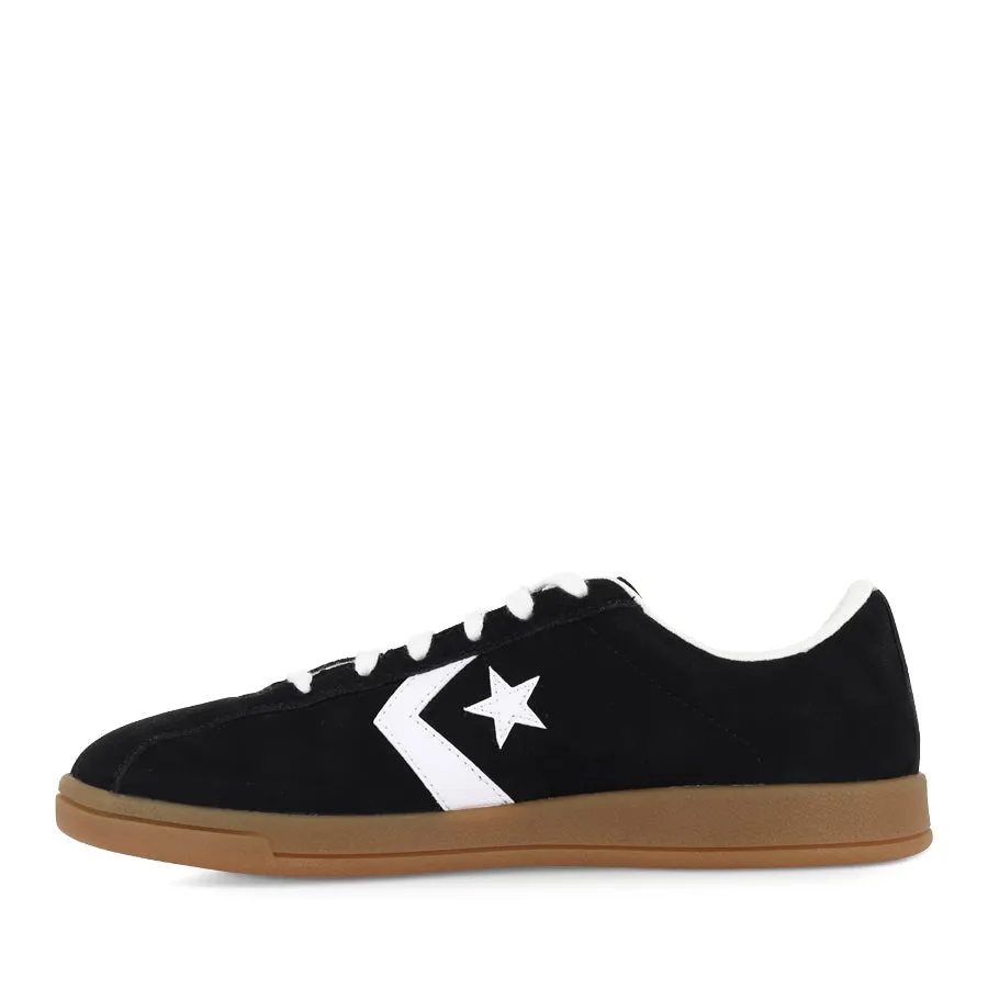 CLASSIC TRAINER SUEDE LOW - BLACK/WHITE/GUM Impact Diffusing Insoles