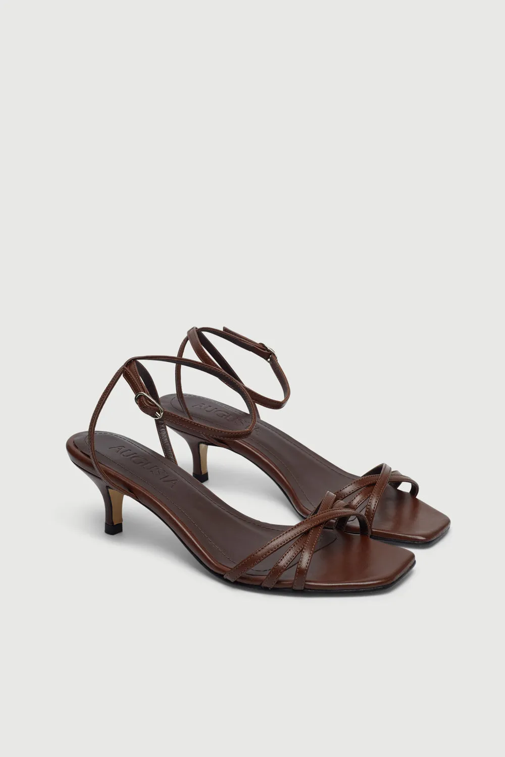 Uma Sandals in Chocolate Leather Reunion Day Casual Look