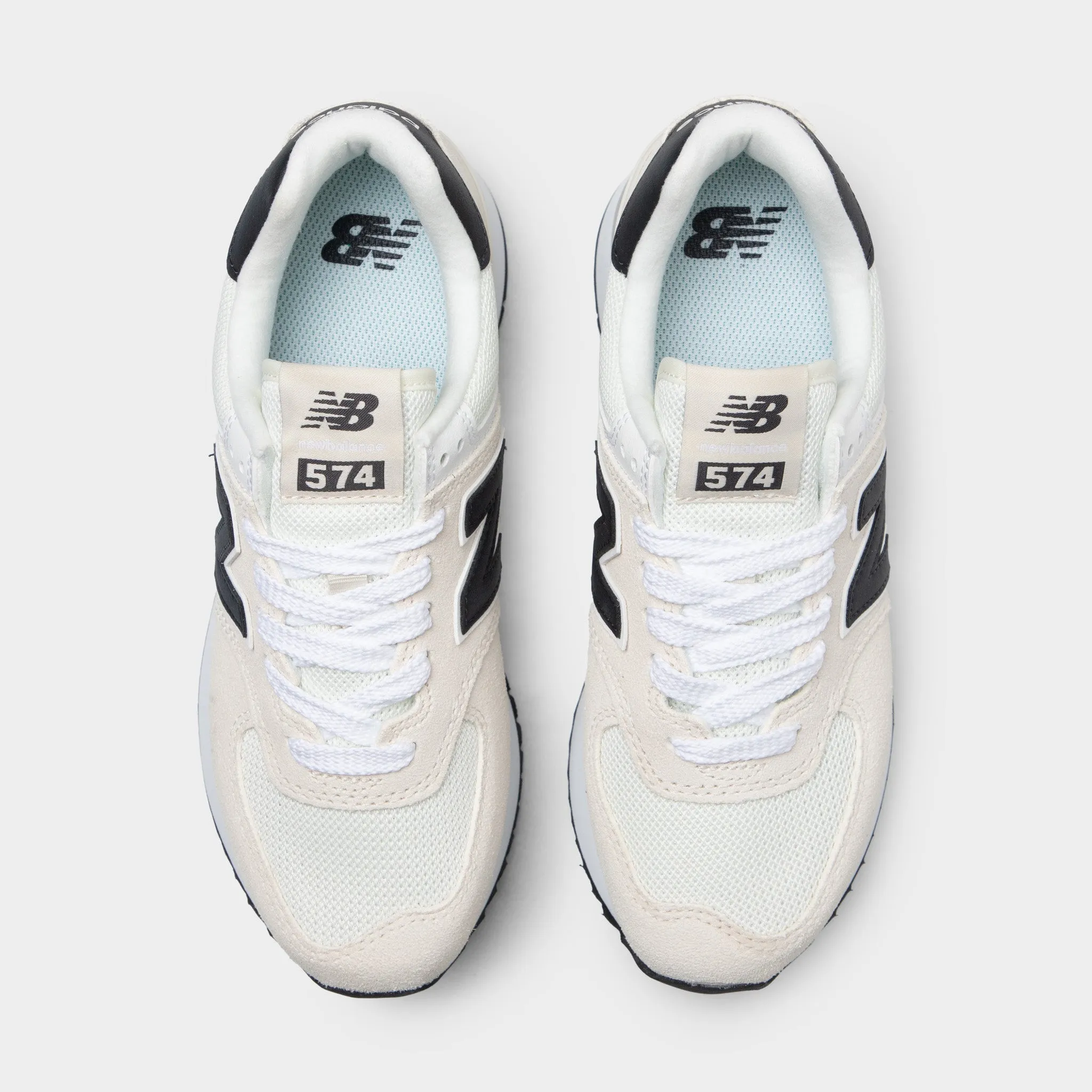 party - goers' New Balance Women's 574  Linen / Sea Salt - Phantom