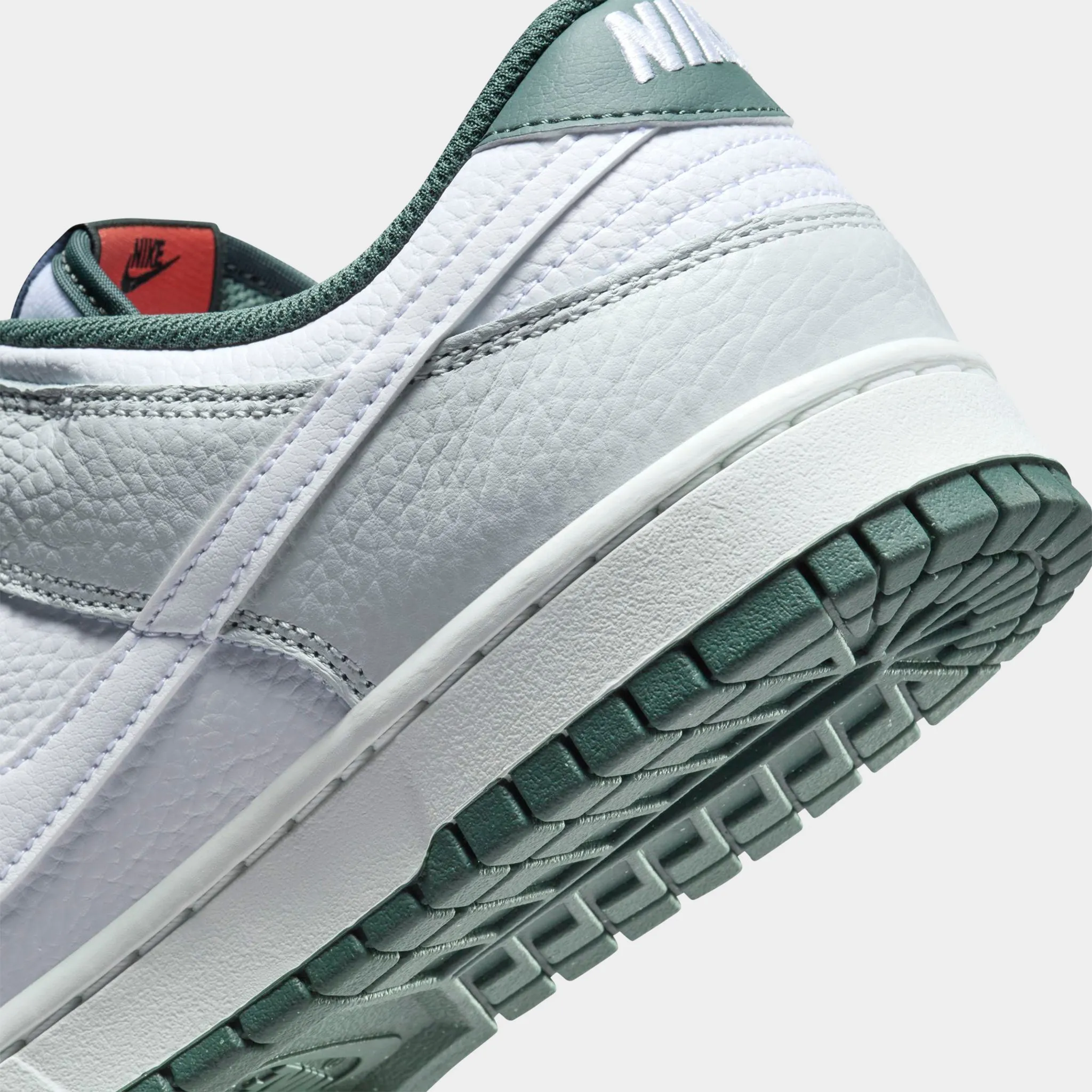 Nike Dunk Low Retro SE Photon Dust / White - Vintage Green Stay Dry Reinforced toe cap